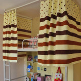 Cotton,Stripe,Dormitory,Curtain,Shading,Cloth,Mosquito