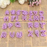 26PCS,Plastic,Alphabet,Cookie,Cutter,Letter,Biscuit,Fondant,Decorating