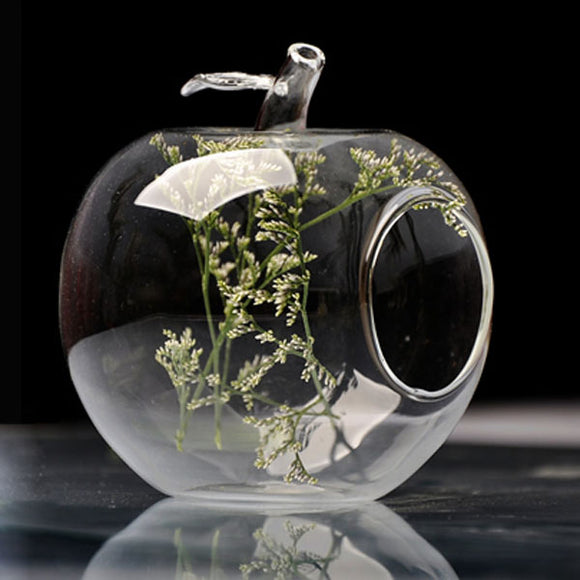 Apple,Shape,Flower,Glass,Micro,Landscape,Bottle