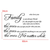 Family,Quote,Sticker,Removable,Decal,Mural,Living,Decor