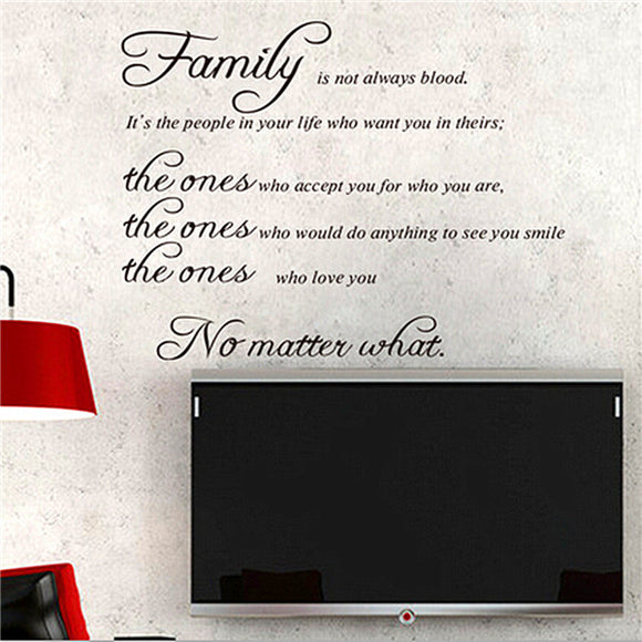 Family,Quote,Sticker,Removable,Decal,Mural,Living,Decor