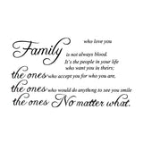 Family,Quote,Sticker,Removable,Decal,Mural,Living,Decor