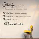 Family,Quote,Sticker,Removable,Decal,Mural,Living,Decor