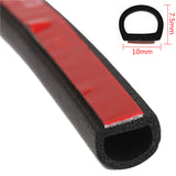 Small,Shape,Truck,Motor,Hollow,Rubber,Weather,Strip,10x7.5mm