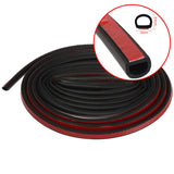 Small,Shape,Truck,Motor,Hollow,Rubber,Weather,Strip,10x8mm