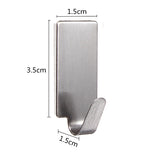 Stainless,Steel,Adhesive,Clothes,Hanger,Bathroom,Towel,Holder