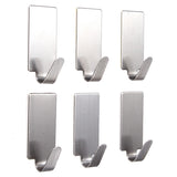 Stainless,Steel,Adhesive,Clothes,Hanger,Bathroom,Towel,Holder