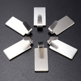 Stainless,Steel,Adhesive,Clothes,Hanger,Bathroom,Towel,Holder