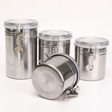 Durable,Stainless,Steel,Canister,Airtight,Sealed,Canister,Spice,Storage,Container,Snack