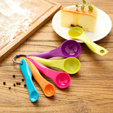 Colorful,Measuring,Spoons,Kitchen,Utensils,Cream,Cooking,Baking