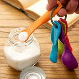 Colorful,Measuring,Spoons,Kitchen,Utensils,Cream,Cooking,Baking