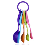 Colorful,Measuring,Spoons,Kitchen,Utensils,Cream,Cooking,Baking