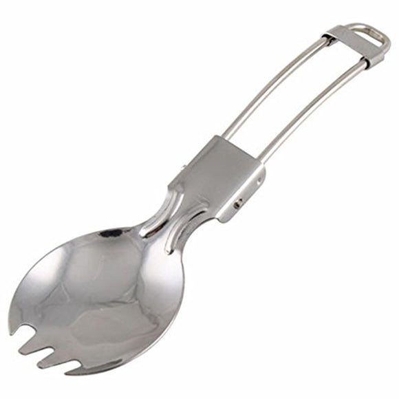 Foldable,Stainless,Steel,Spork,Spoon,Portable,Cookout,Picnic,Spork,Outdoor,dinnerware