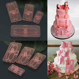 Plastic,Cutter,Molds,Icing,Cookie,Biscuit,Fondant,Embosser,Craft