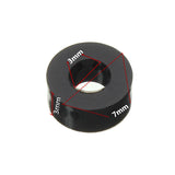 Suleve,M3NW2,Nylon,Washer,Black,Round,Spacer,Waser,Screws,50pcs