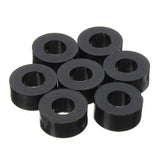 Suleve,M3NW2,Nylon,Washer,Black,Round,Spacer,Waser,Screws,50pcs