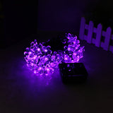 Solar,Blossom,Flower,Fairy,String,Light,50LED,Garden,Wedding,Decor