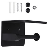 Paper,Holder,Black,Mounted,Kitchen,Bathroom,Toilet,Tissue,Storage