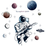 Space,Theme,Astronaut,Sticker,Dormitory,Living,Decor,Bedroom,Decoration,Decor