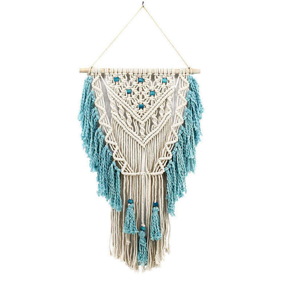 Knotted,Macrame,Handmade,Bohemian,Hanging,Tapestry,Decorations