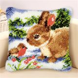 Funny,Animal,Pattern,Latch,Pillow,Making,Craft,43x43cm