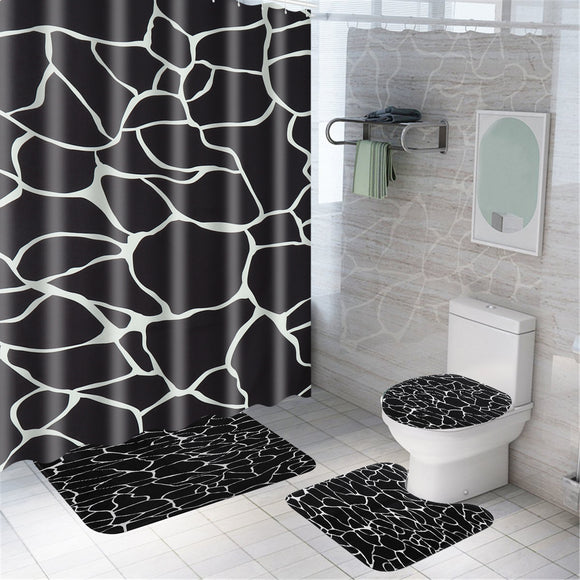 Marble,Shower,Curtain,Waterproof,Bathroom,Toilet,Covers,Shower,Curtain