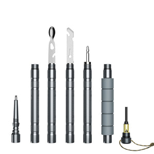 Outdoor,Folding,Walking,Climbing,Sticks,Multifunctional,Tools,Emergency,Survival,Hiking,Security,Alpenstock