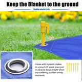 200x210cm,Beach,Blanket,Waterproof,Multifunction,Folding,Picnic,Sunshade,Canopy,Ground,Carabiner,Camping,Travel