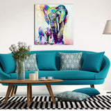 Miico,Painted,Paintings,Animal,Elephant,Paintings,Decoration