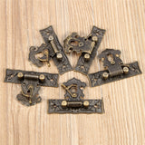 5Sets,Bronze,Wooden,Suitcase,Toggle,Latch,Buckles,5.1cm,x2.9cm