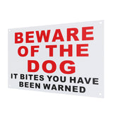 Beware,Bites,Warned,Plastic,Sticker,Security,Signs,Waterproof