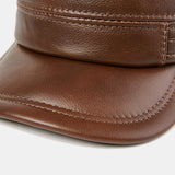 Winter,Genuine,Leather,Windproof,Outdoor,Layer,Leather,Trucker