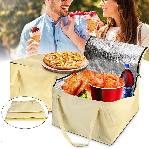 Pizza,Delivery,Insulated,Thermal,Holds,Aluminium,Packing