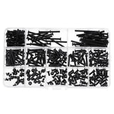 260Pcs,Grade,Carbon,Steel,Socket,Countersunk,Screw,Bolts,Assortment