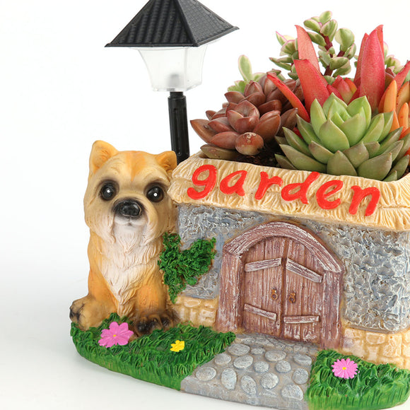 Garden,Flower,Creative,Resin,Fleshy,Flower,Crafts,Desktop,Decorations,Puppy,Flower,Ornaments