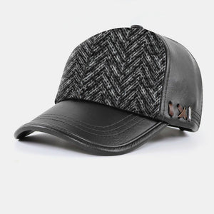 Banggood,Design,Leather,Contrast,Color,Irregular,Stripe,Pattern,Casual,Outdoor,Baseball