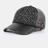 Banggood,Design,Leather,Contrast,Color,Irregular,Stripe,Pattern,Casual,Outdoor,Baseball
