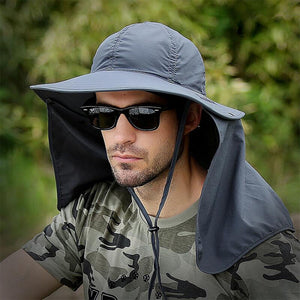 Waterproof,Outdoor,Fishing,Protection,Broad,Visor,Breathable,Bucket,Adjustable,String