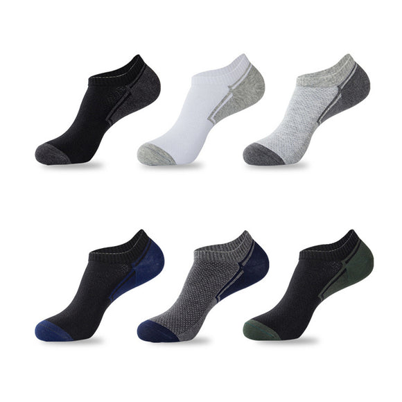 Pairs,Cotton,Breathable,Casual,Short,Socks,Sweat,Deodorant