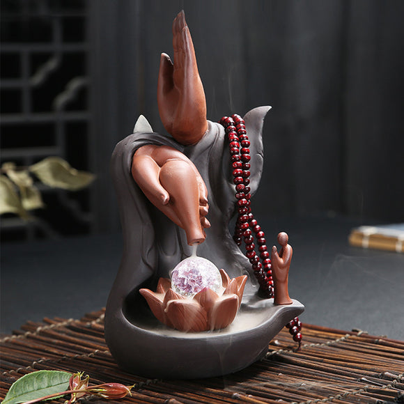 Backflow,Ceramic,Incense,Censer,Burner,Smoke,Cones,Holder
