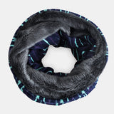 Unisex,Velvet,Thickness,Riding,Outdoot,Stripe,Pattern,Scarf,Headgear,Beanie