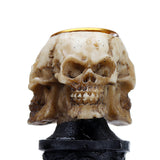 Resin,Craft,Statues,Skull,Candlestick,Creative,Figurines,Sculpture,Decorations