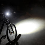 XANES,550LM,Waterproof,Rechargeable,Bicycle,Front,Light,Reflectors,Safety,Warning,Light