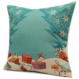 Christmas,Candy,Series,Pillow,Cases,Square,Cushion,Cover