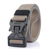 125CM,Width,Magnetic,Buckle,Leisure,Canvas,Waist,Quick,Unlock,Men's,Elastic,Tactical