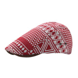 Women,Cotton,Breathable,Outdoor,Beret,Geometric,Patterns,Causal,Sunscreen,Forward