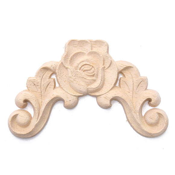 Carving,Applique,Frame,Onlay,Furniture,Decoration,Unpainted