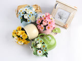 Simulation,Flower,Chrysanthemum,Pottery,Colors,Choose