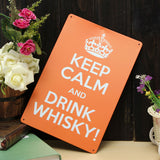 Drink,Whisky,Sheet,Metal,Drawing,Metal,Painting,Tavern,Poster