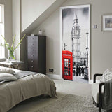 Fridge,Sticker,Decal,Adhesive,Mural,Scenery,Decor